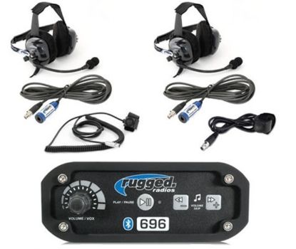 Intercom System 2 Person w/Headsets Bluetooth