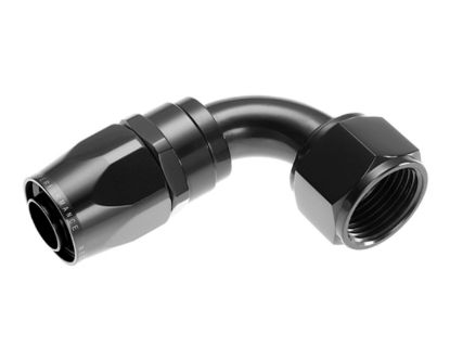 16AN Swivel Hose Ends Black 90