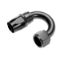 6AN Swivel Hose Ends Black 180