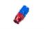 10AN Straight PTFE Reusable Hose End Blue