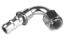 6AN 120 Degree AN/Push Lock Hose End Clear