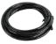 6AN 302 Series PTFE Hose 3ft Black