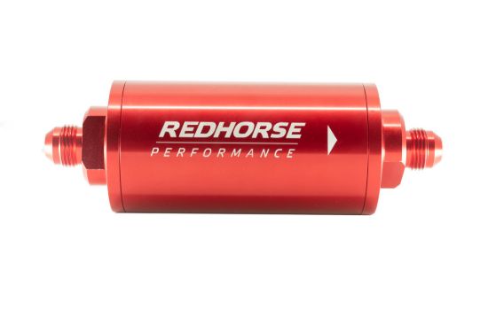 8AN Fuel Filter Red