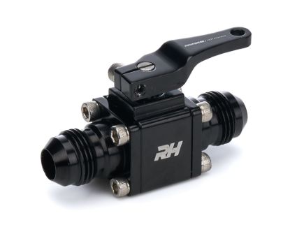 Inline Shut Off Valve 8AN Male Inlet/Outlet