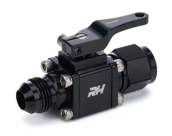 Inline Shut Off Valve 8AN Female Inlet/Outlet