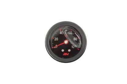 Fuel Pressure Gauge Bla ck
