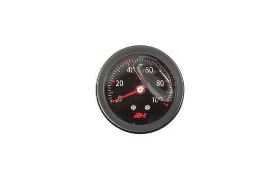 Fuel Pressure Gauge Bla ck