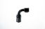 16AN 90Deg Crimp Hose End Black