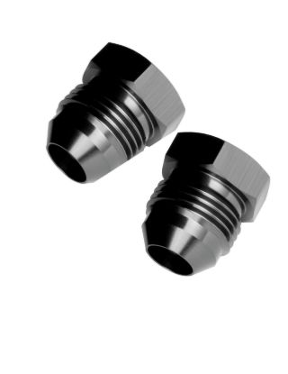 4AN Flare Plug 2/pkg Black