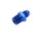 16AN STR Male Adapter 1in NPT Male Blue