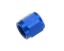8AN Aluminum Tube Nuts 3/4in x 16 Blue - 2/pkg