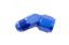 10AN Male to 10AN Female 45Deg Blue