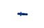 8an Str Male Bulkhead Fitting Blue