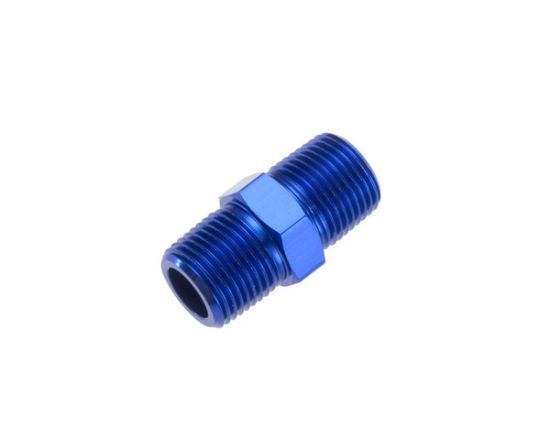 1/8in NPT Male Pipe Union Blue