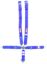 5pt Harness System Q/R Blue Ind Wrap 3in Sub