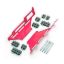 Spark Plug Wire Loom SBC C/B Red