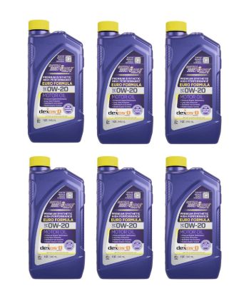 0W20 European Formula Dexos D Case 6x1 Quart