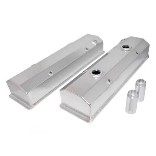 Fabricated SB Chevy Circ le Track Valve Covers Pr