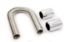 24in Stainless Hose Kit w/Chrome Ends