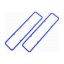 Blue Rubber SB Chevy Valve Cover Gaskets Pair