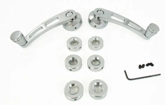 Chrome Alum 4-1/4In Win dow Handle