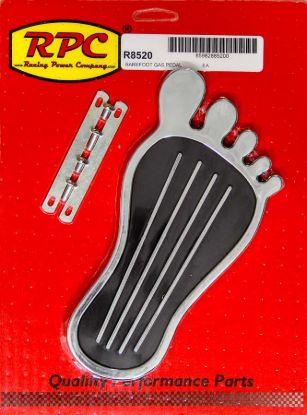 Gas Pedal Barefoot Chrom Steel