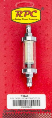 5/16in Chrome/Clear Fuel Filter