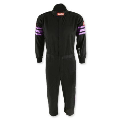 Black Suit Single Layer Kids XX-Large Purple Tri
