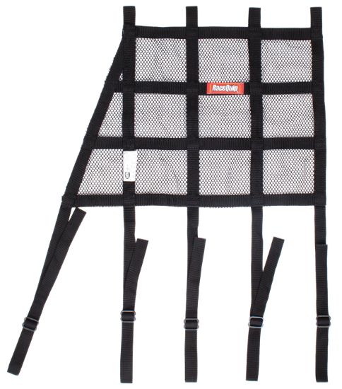 Window Net Mesh Angled Black SFI
