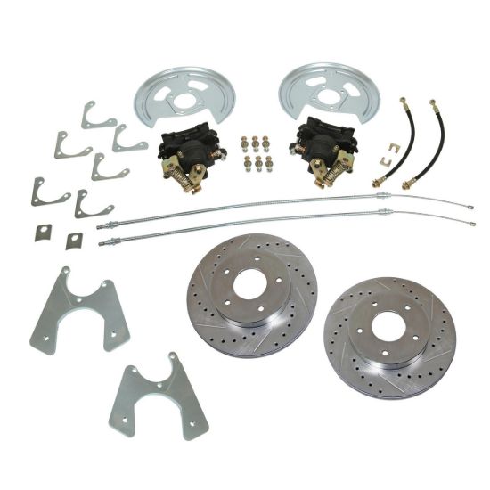 Rear Disc Brake Conversi on Kit w/Parking Brake