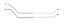 68-72 GM All Cars Rear Axle Brake Lines  2 Pcs