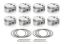 SBC Dished Piston Set 4.040 Bore -12.3cc