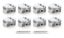 SBC FT Piston Set 4.125 Bore - 5cc