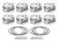 SBC Dished Piston Set 4.155 Bore -24.8cc