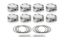 SBF Dish Piston Set w/TW 4.030 Bore -20cc