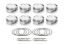 SBF Dish Piston Set w/TW 4.030 Bore -16cc