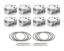 SBC Dished Piston Set 4.040 Bore  -19.4cc