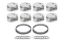 GM LS Dished Piston Set 4.010 Bore -10cc