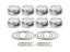 GM LS Dished Piston Set 4.125 Bore -23.5cc