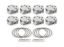 SBC Dished Piston Set 4.125 Bore -  22.5cc