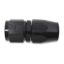 20AN Straight Hose End Black
