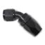 20AN 45Deg Hose End Black