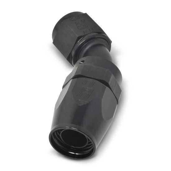 16AN 45Deg Hose End Pro Classic II Black