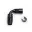 6an 90-Deg Hose End to EFI 3/8 Push-On Q/D