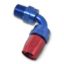 6AN 3/8NPT 90Deg Hse End Blue/Red