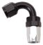 10AN 120Deg Swivel Tight Radius CLR/BLK
