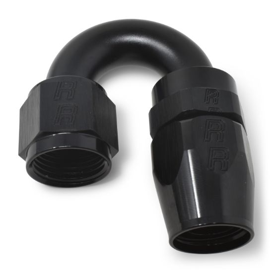 10AN 180Deg Hose End ProClassic Swivel Black