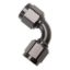 10an 90-Degree Female Female Coupler Black