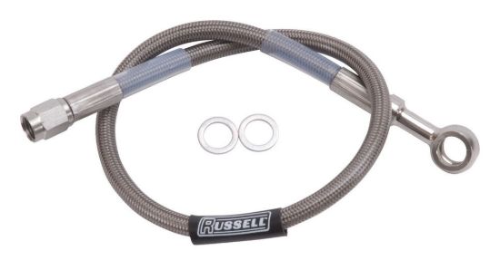 27in DOT Endura Brk Hose 10mm Banjo to #3 Str
