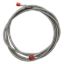 4AN Premade PTFE Hose 2ft Red Ends